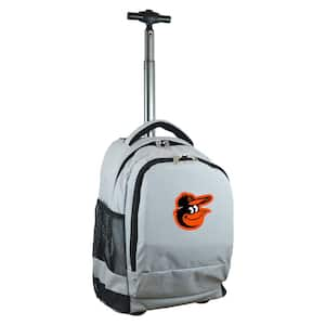 MLB Baltimore Orioles 19 in. Gray Wheeled Premium Backpack