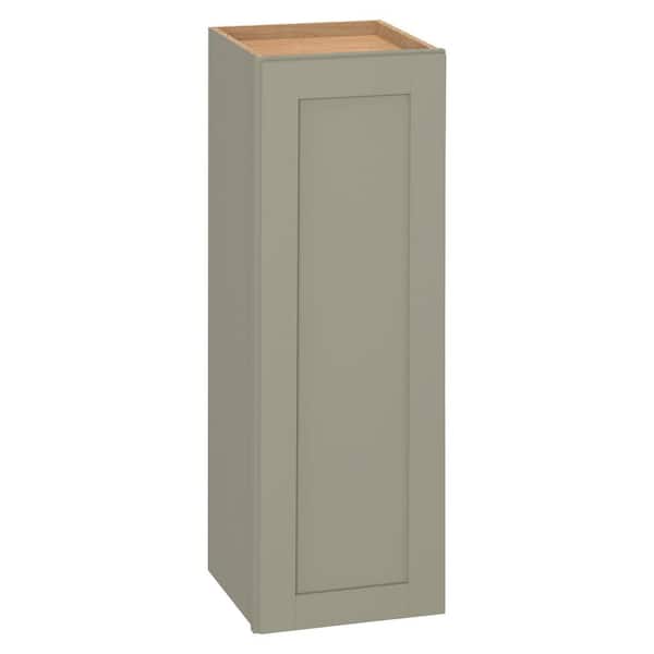Hampton Bay Westfield Dusk Gray Shaker Stock Assembled Wall Kitchen Cabinet (12 in. W x 12 in. D x 36 in. H)