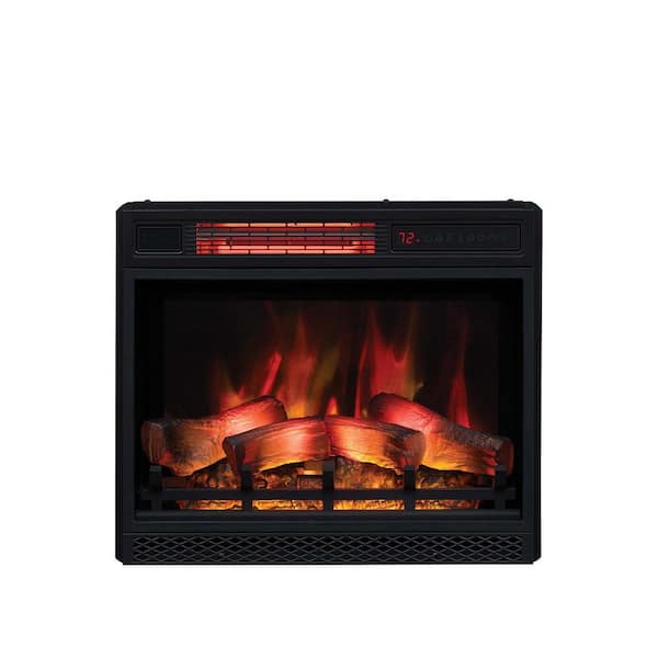 Classic Flame 23 in. Ventless Infrared Electric Fireplace Insert with Safer Plug