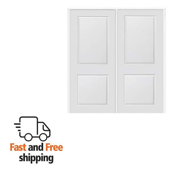 MMI DOOR 72 in. x 80 in. Smooth Craftsman Right-Hand Active Solid