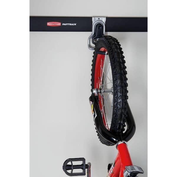 Bike Vertical Garage Wall Hook, Rubbermaid Fasttrack Garage Organization System Vertical Bike Hook