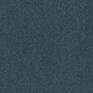 Transit - Hammond - Blue Commercial/Residential 24 x 24 in. Glue-Down Carpet Tile Square (72 sq. ft.)