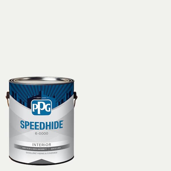 1 gal. PPG1001-1 Delicate White Semi-Gloss Interior Paint