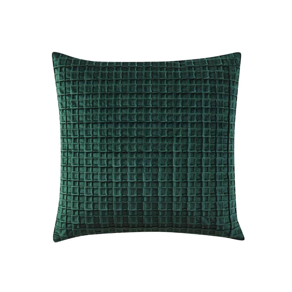Alice Evergreen Polyester 18 Square Decorative Throw Pillow 18X18