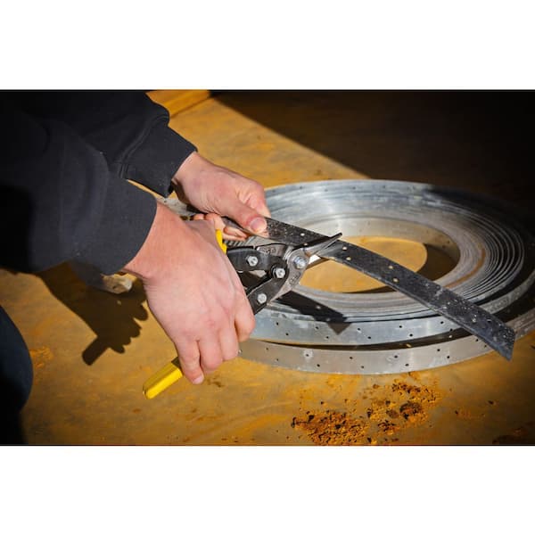 HVAC Premium Right Cut Aviation Snips - Metal, Tin Cutting Shears