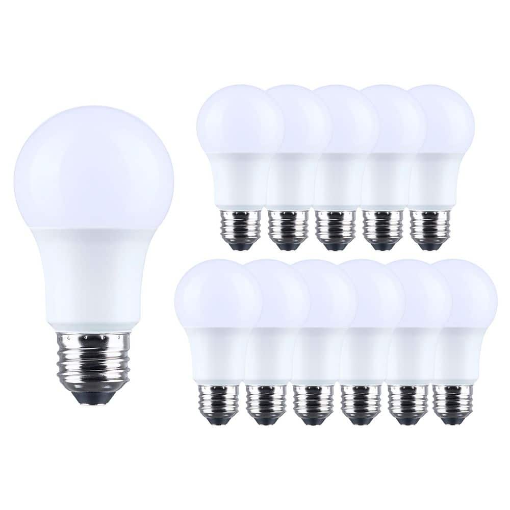 60-Watt Equivalent A-Style Non-Dimmable LED Light Bulb in Daylight (12-Pack) price history on PriceWatchPro