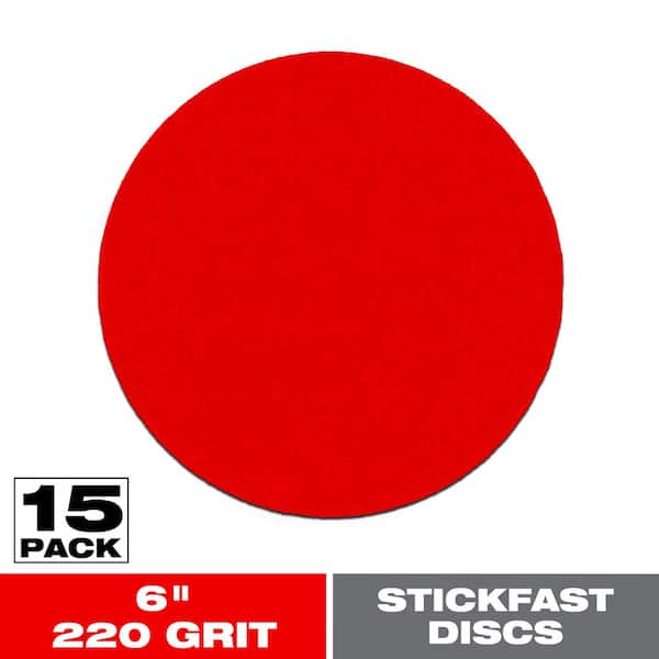 6 in. 220-Grit ROS StickFast Sanding Discs