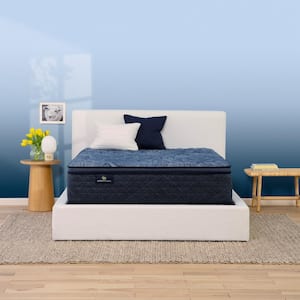 Perfect Sleeper Oasis Sleep Twin XL Firm Pillow Top 14.5 in. Mattress Set with 9 in. Foundation