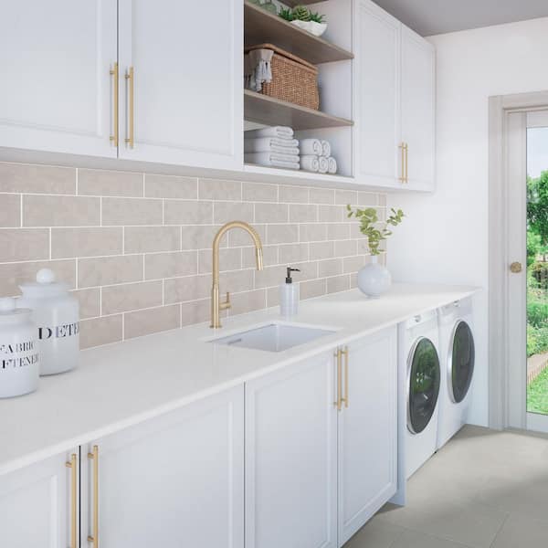 LuxeCraft Harmonia 4-1/4 in. x 12-7/8 in. Glazed Ceramic Subway Wall Tile (10.64 sq. ft./Case)