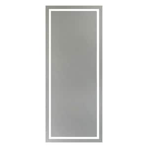 Santo 30 in. W x 71 in. H Rectangular Frameless LED Light and Defogger Wall Mount Bathroom Vanity Mirror
