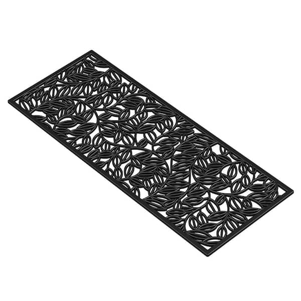 Lilac Vine Rubber Doormat, 22" x 48"