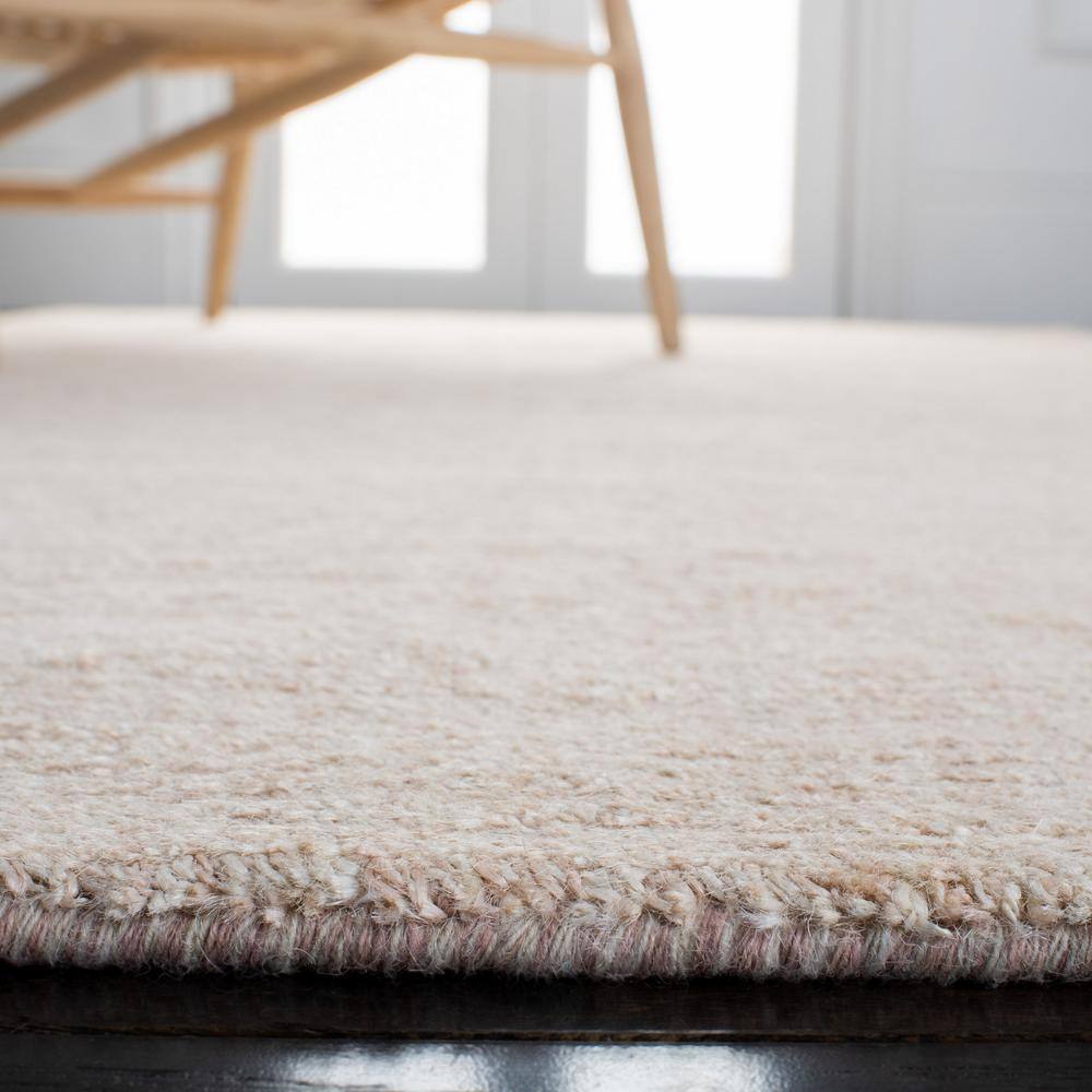 Hand-Knotted Artisan Red Jute 5'x8' Non-Slip Area Rug