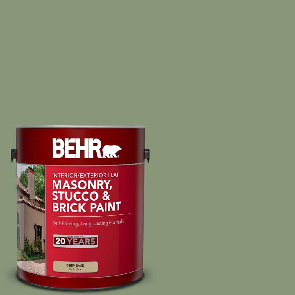 1 gal. #S390-5 Laurel Tree Flat Masonry, Stucco and Brick Interior/Exterior
