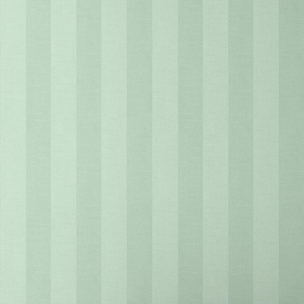 The Company Store Ava Stripe Willow Green Non-Pasted Wallpaper Roll (Covers 52 sq. ft.)
