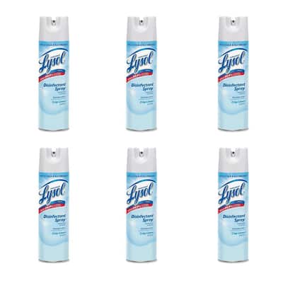 19 oz. Crisp Linen Disinfectant Spray (6-Pack)