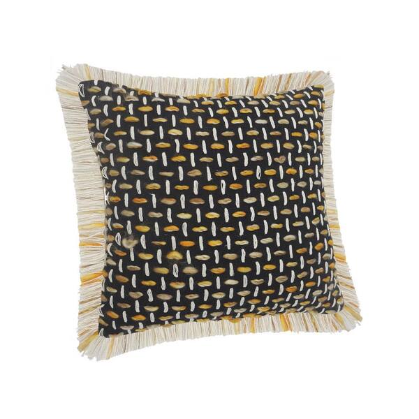 black gold throw pillows