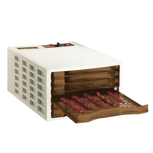 Weston 6-Tray White Food Dehydrator with Camo Cover
