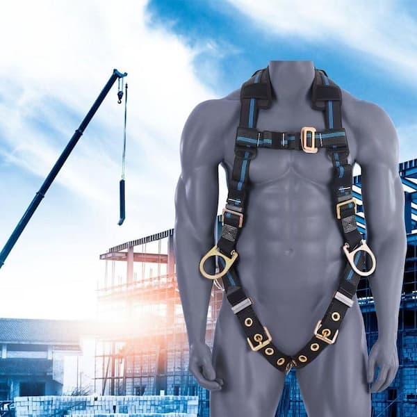 KIWDZFU XL/2XL Fall Protection Safety Harness Kit OSHA ANSI