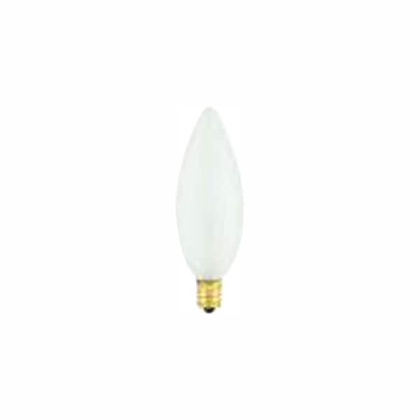 40-Watt Warm White Light B10 (E12) Candelabra Screw Base Dimmable Frost Incandescent Light Bulb, 2700K (50-Pack)