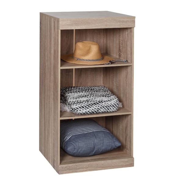 Honey-Can-Do Tall and Narrow Stackable Storage Drawers Brown