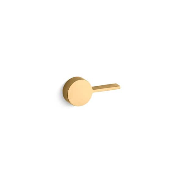 Vell Toilet Tank Lever In Vibrant Brushed Moderne Brass
