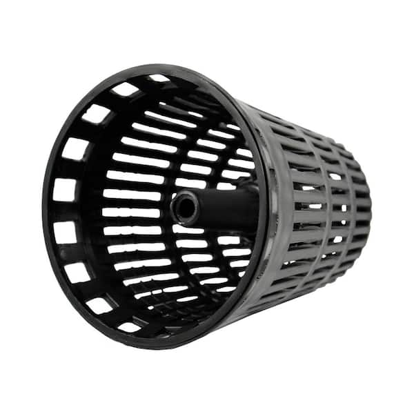 Danco Shower Drain Hair Catcher Replacement Baskets, Black, 6-Pack (10739P)