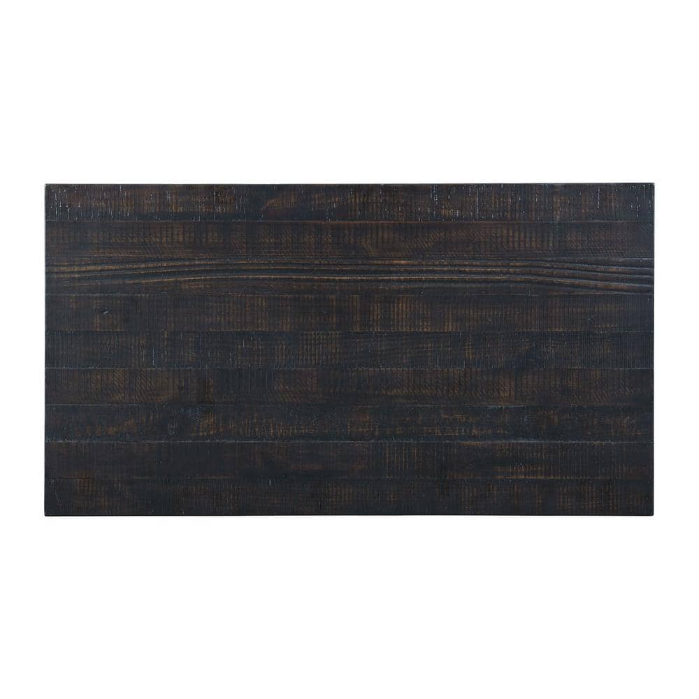 Transitional Espresso Rectangular Coffee Table with Lift-Top and Storage