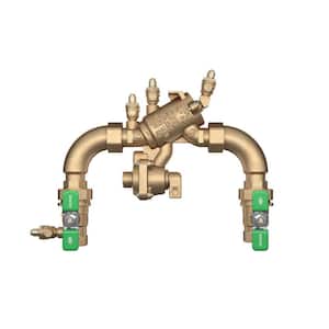 3/4 in. 975XL3 Reduced Pressure Principle Backflow Preventer with 90-Degree Street Elbows and Union Ball Valves