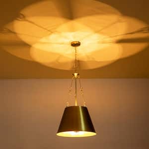 Hamilton 4-Light Gold Kitchen Island Cone Pendant Light with Metal Shade