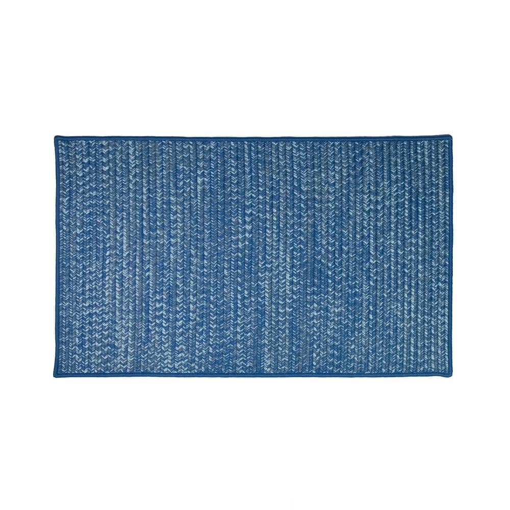 Blue Hues Indoor DoorMat - Small Colorful Sisal Rug