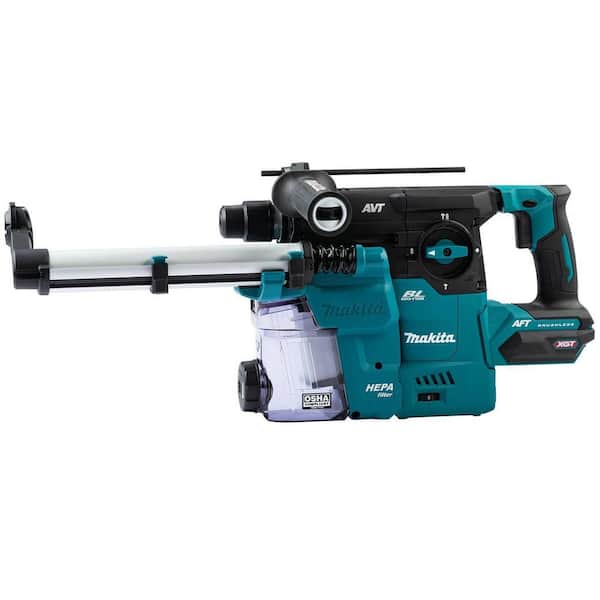 Makita 40V max XGT Brushless Cordless 1-3/16 in. Rotary Hammer w/Dust Extractor, AFT, AWS Capable (Tool Only)