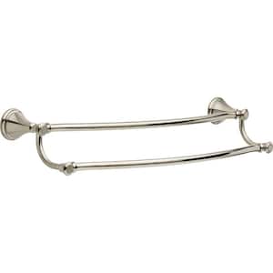 Cassidy 24 in. Double Towel Bar in Stainless