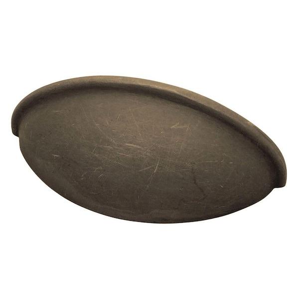 Liberty Davidson 2-1/2 in. (64mm) Center-to-Center Distressed Oil Rubbed Bronze Cup Drawer Pull