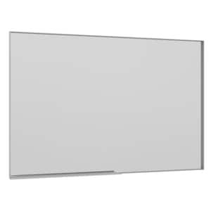 60 in. W x 40 in. H Oversized Rectangle Sliver Aluminum Framed Wall Mirrors Vertical or Horizontal Wall Mounted Mirror
