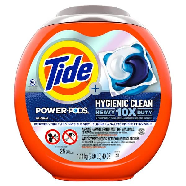 Tide Power Hygienic Clean Heavy-Duty Original Scent Laundry Detergent Pods (25-Count)