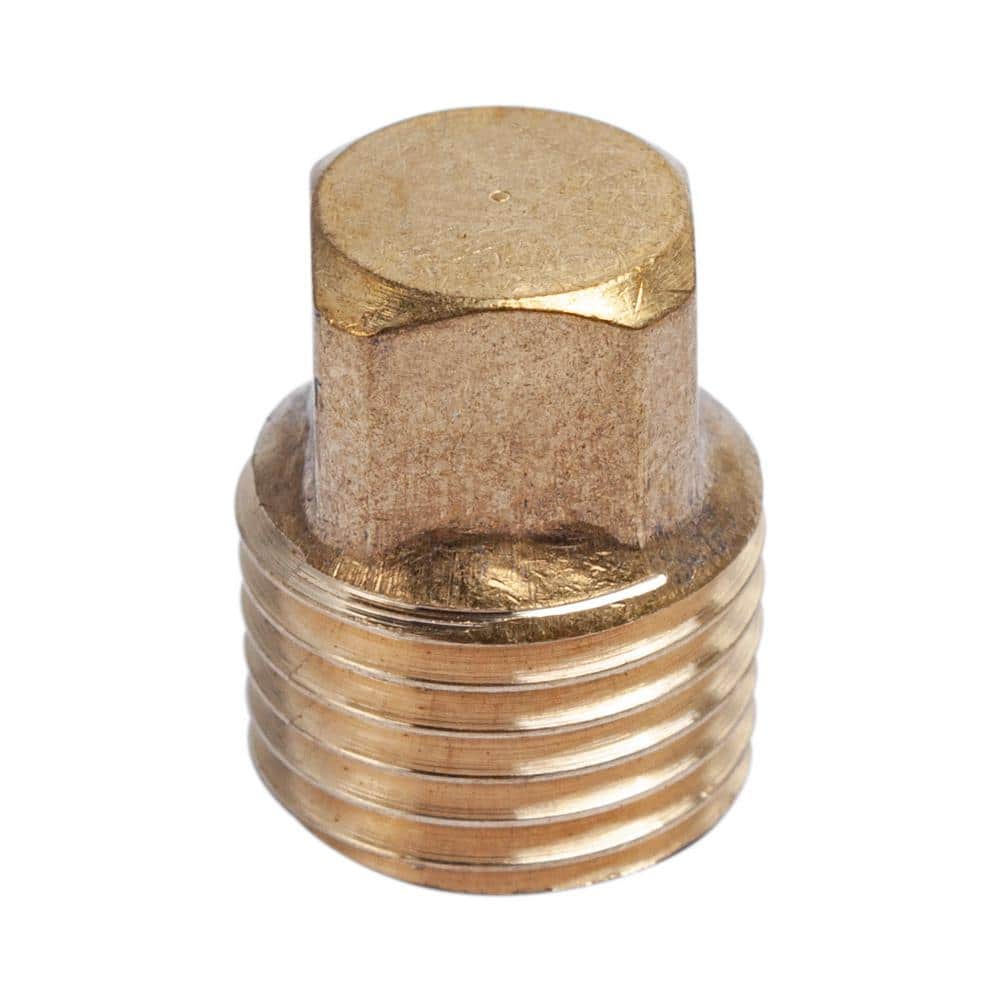 FREE Shipping 1/4" Pipe Thread Brass Square Head Plug 3151x4 Quantity-1 