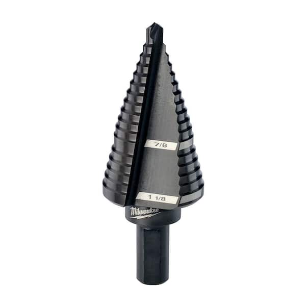 Milwaukee 7/8 in. - 1-1/8 in. #9 Black Oxide Step Drill Bit (2
