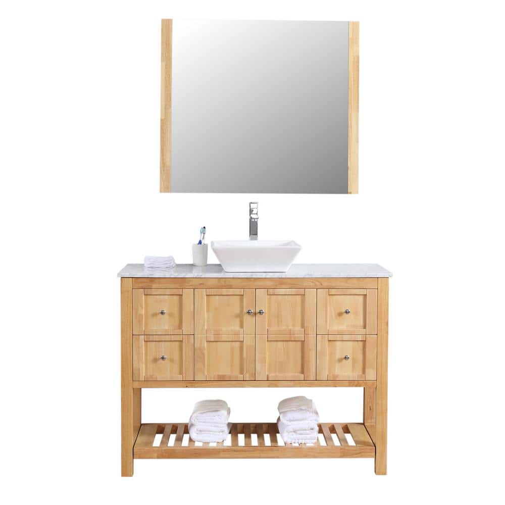 Manhattan 48 in. W x 18 in. D x 41 in. H Single Sink Bath Vanity in NW with