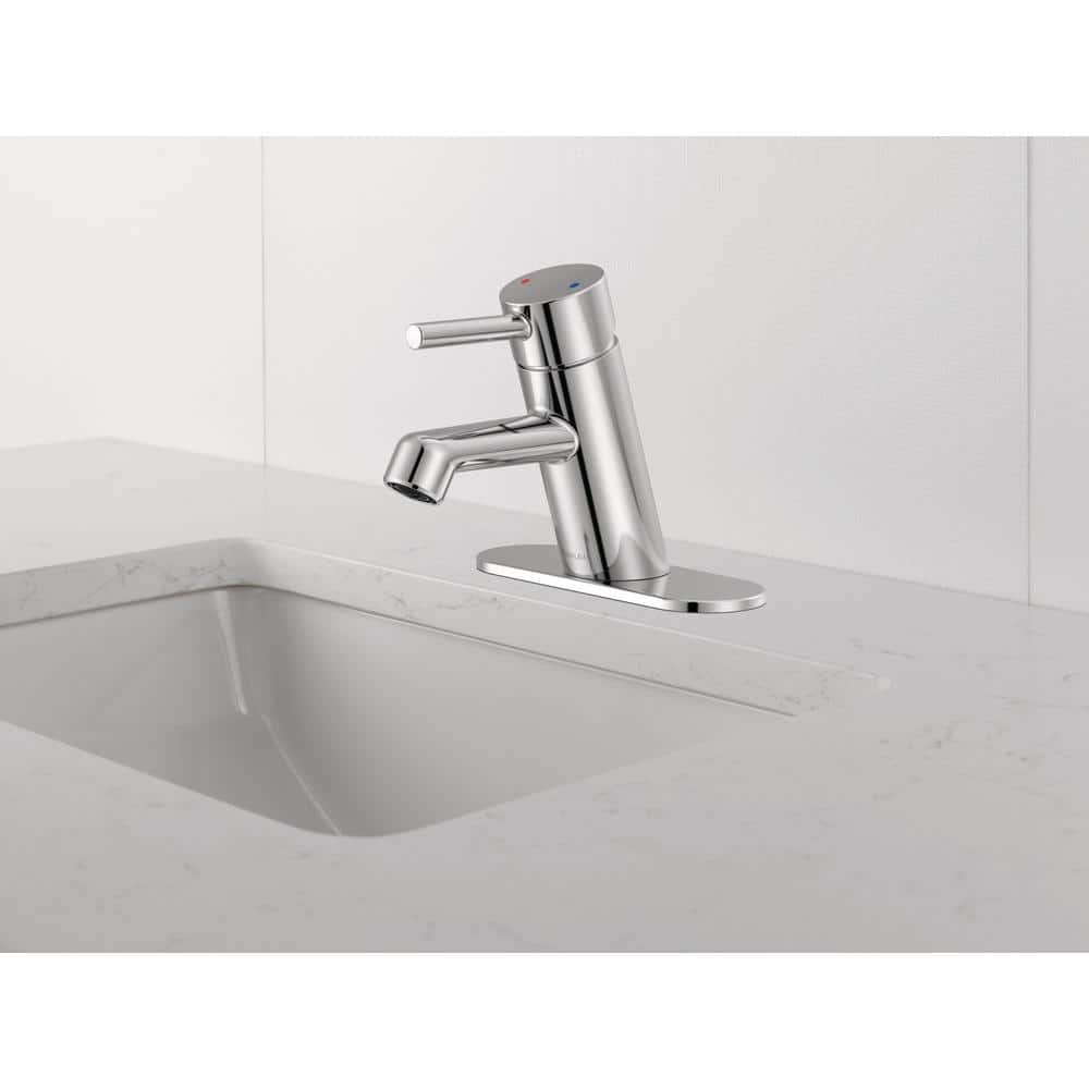 Precept Polished Chrome Single-Handle Mid-Arc Bathroom Faucet