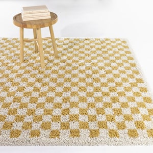 Covey Mustard 8 ft. x 10 ft. Geometric Area Rug