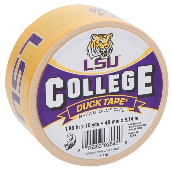 Duck College 1-7/8 in. x 30 ft. LSU Duct Tape (6-Pack)