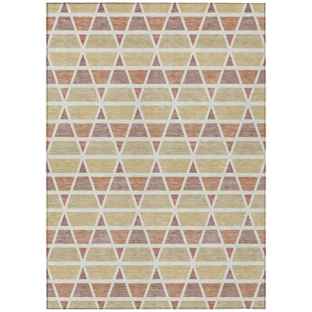 Chantille Machine Washable Indoor/Outdoor Abstract ACN2733 Copper 10 ft. x 14 ft. Area Rug price history on PriceWatchPro