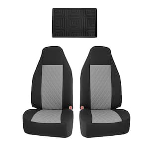 Deluxe Quality NeoSupreme 47 in. x 23 in. x 1 in. Half Set Front Seat Covers