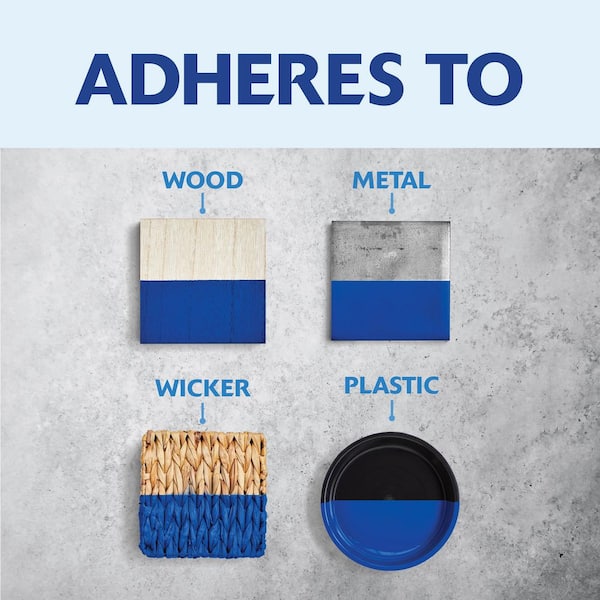 8 oz. Gloss Deep Blue General Purpose Paint (Case of 6)