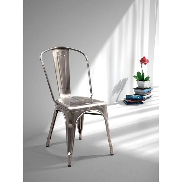 ZUO Elio Gunmetal Dining Chair (Set of 2)