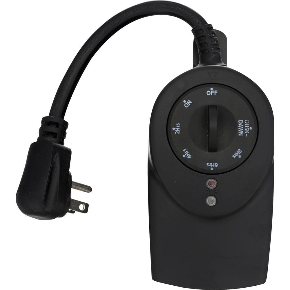 Minoston Outdoor Timer Outlet with Photocell Light Sensor, Remote Control  Dusk to Dawn Timer Waterproof, 2/4/6/8 Hours, 2 Grounded Electrical Outlets  for Outdoor Christmas Garden, ETL Listed(MP42T) - Yahoo Shopping