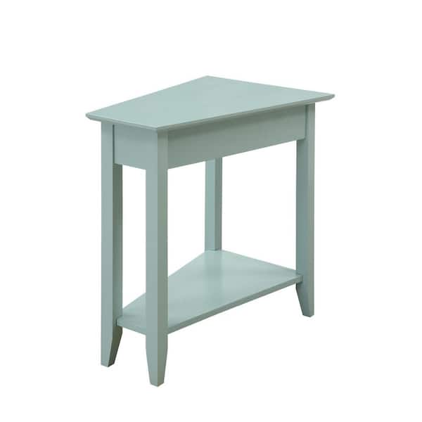 Convenience Concepts American Heritage Sea Foam Wedge End Table