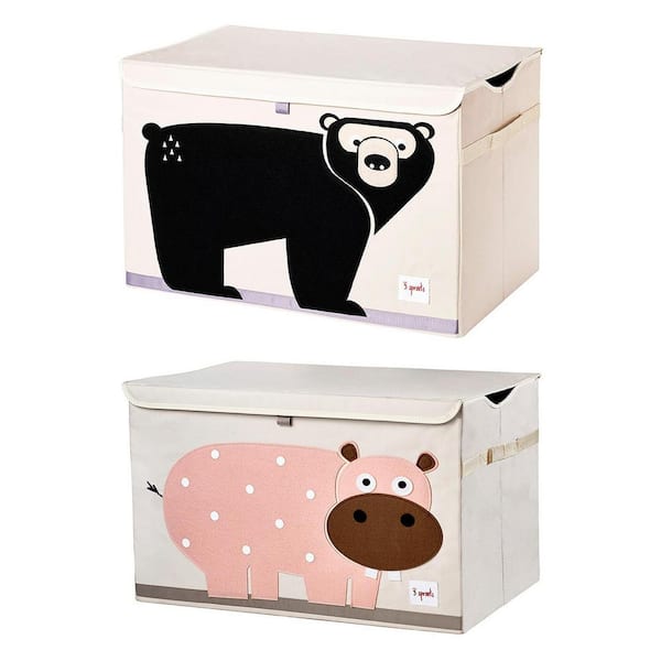 3 sprouts hippo storage bin