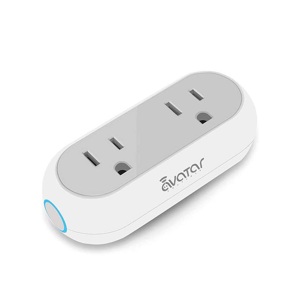Avatar Controls Outdoor Smart Plug Waterproof - Alexa Plugs Outdoor Dual Outlets, Timer WiFi Plug Compatible with  Alexa and Google Home, No Hub
