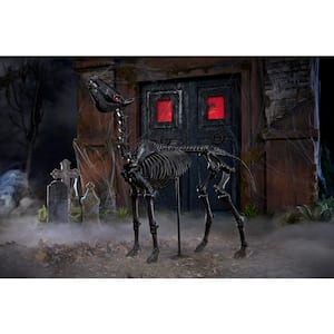 5.5 ft. LED Skeleton Pony